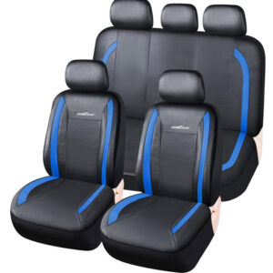 GOODYEAR FUNDA ASIENTO UNIVERSAL CUERINA DETALLE AZUL