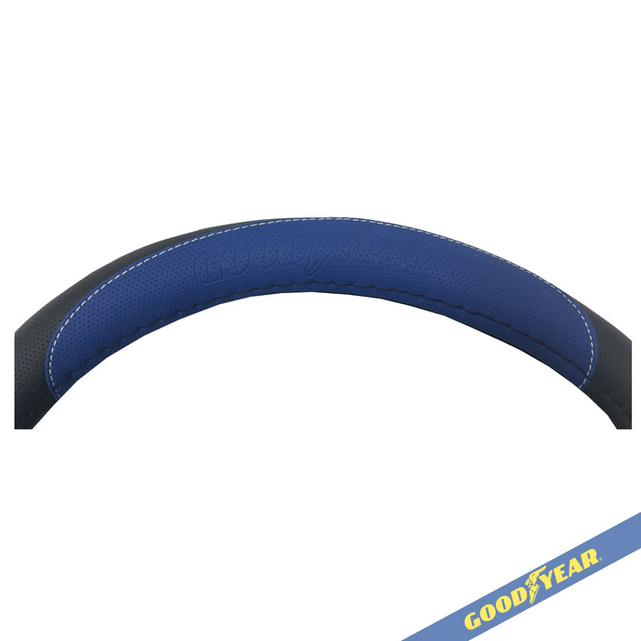 GOODYEAR CUBRE VOLANTE 38CM NEGRO/AZUL - Imagen 2