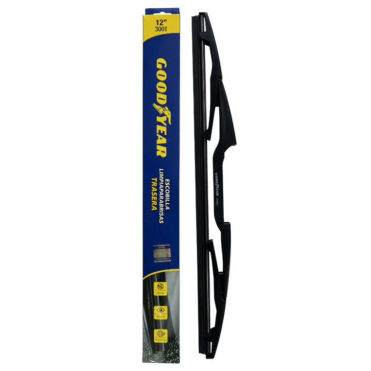 GOODYEAR ESCOBILLA LUNETA 12" C/ADAPTADORES =TR19120