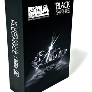 IRON CREE LED BLACK SAPPHIRE "H1" 75W CANBUS C/COOLER