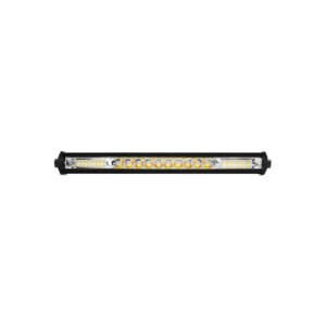 LUXLED BARRA LED SLIM 12-36V DUAL BLANCO/AMBAR Y FLASH 90W 30 CM