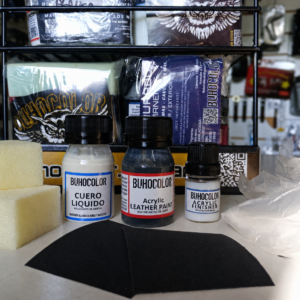 BUHOCOLOR KIT REPARADOR VOLANTE Y CUERO 3 PASOS "GRIS OSCURO"