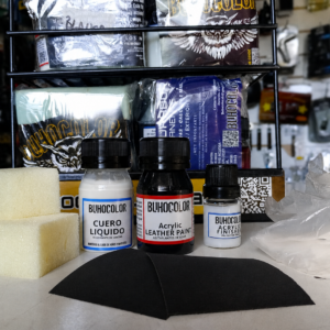 BUHOCOLOR KIT REPARADOR VOLANTE Y CUERO 3 PASOS "NEGRO"
