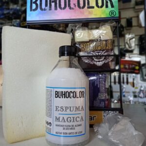 BUHOCOLOR ESPUMA MAGICA LIMPIA CUEROS TELA PLASTICO 500ML