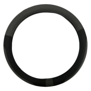 IAEL CUBRE VOLANTE 36CM LUJO GRIS/NEGRO