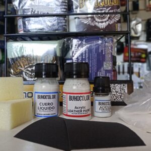 BUHOCOLOR KIT REPARADOR VOLANTE Y CUERO 3 PASOS "BLANCO"