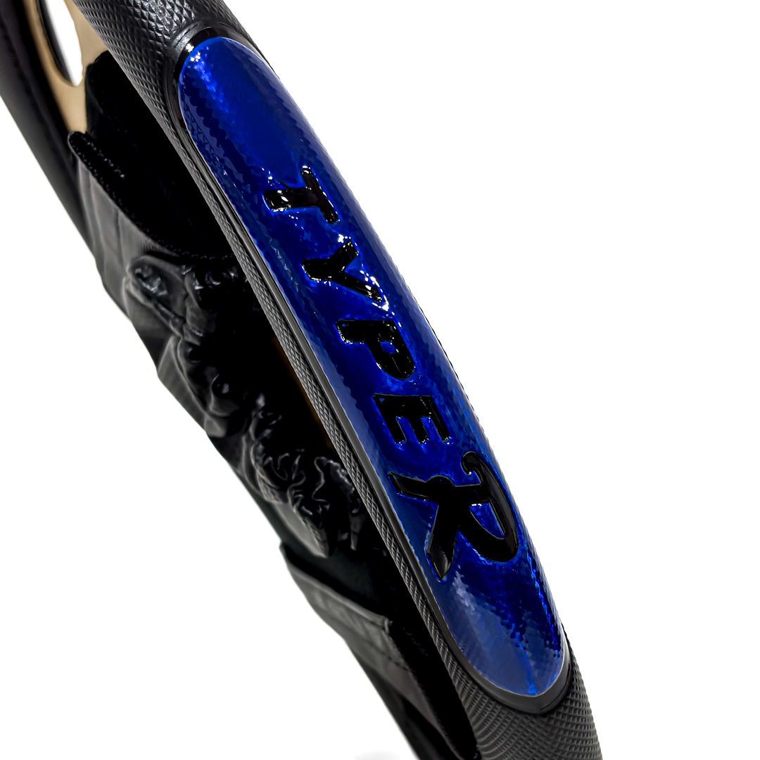 OREGON KIT CUBRE VOLANTE 38CM+CUBRE CINTURON + FUELLE C/REFLECTIVO "AZUL" - Imagen 3